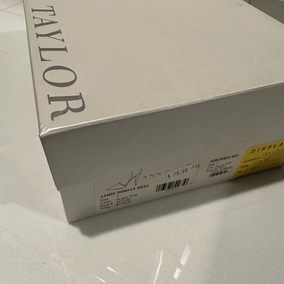 Ann Taylor jamie dorsal heel taupe latte size 7 - Picture 4 of 4